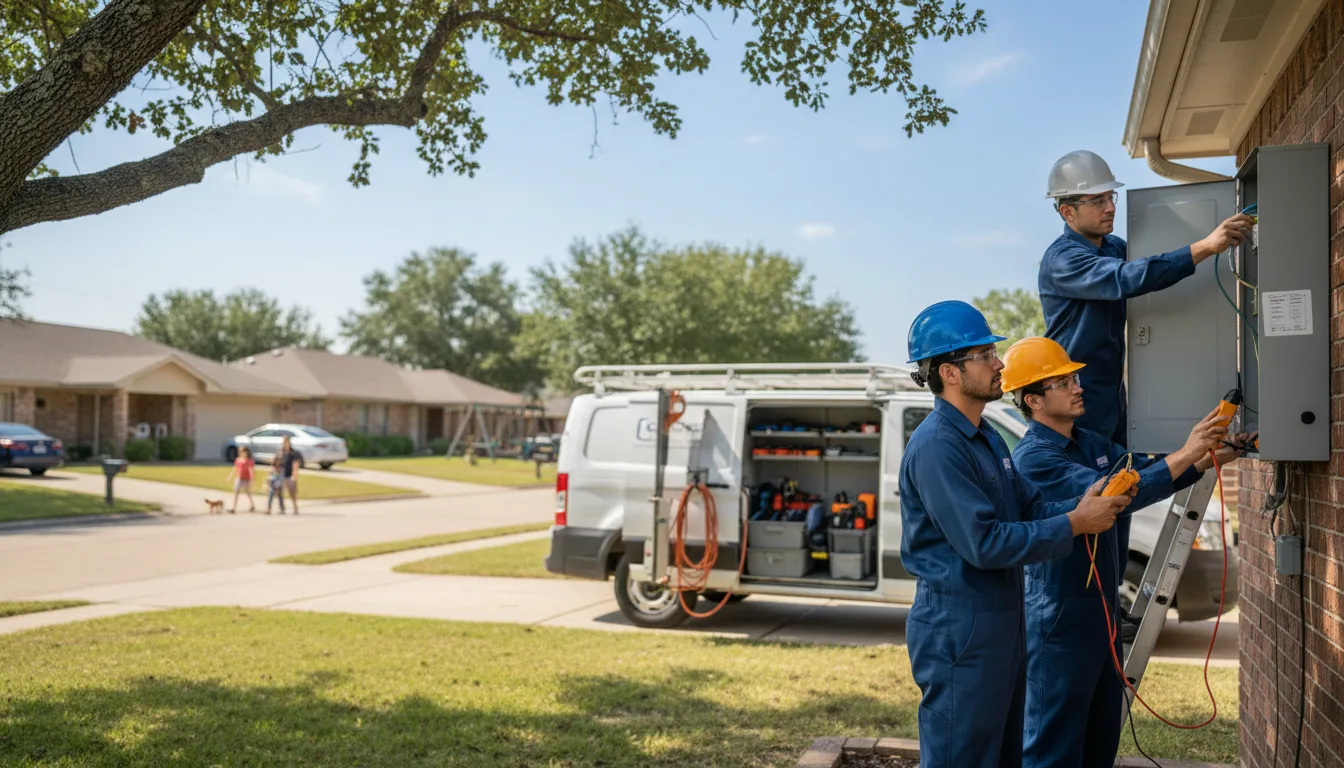 Certified electrician providing emergency electrical services in Stratton, OH